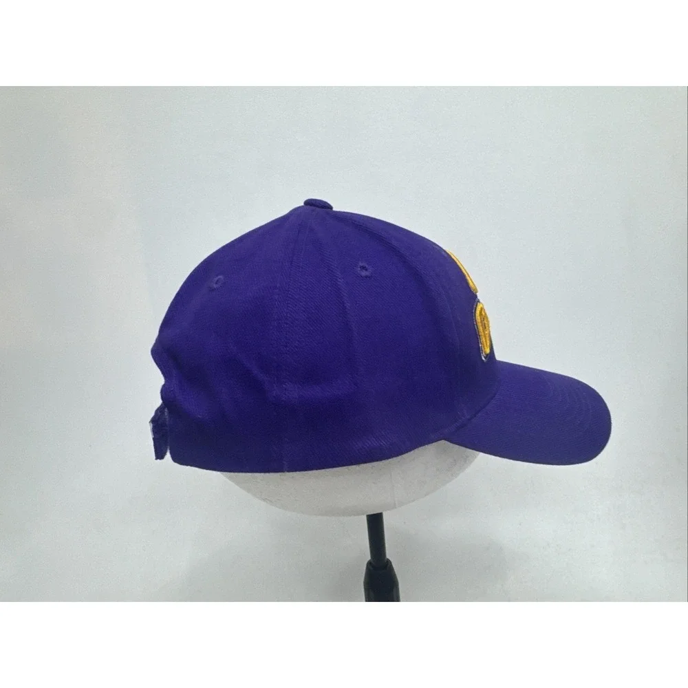 LSU TIGERS 3-Time National Championship Embroidered Strapback Hat BCS Patch